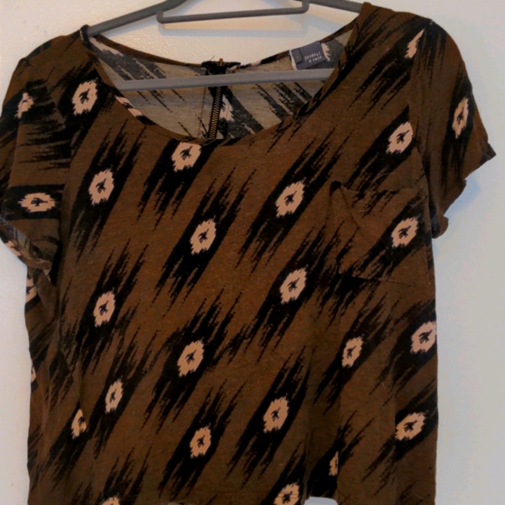 Urban outfitters peacock top